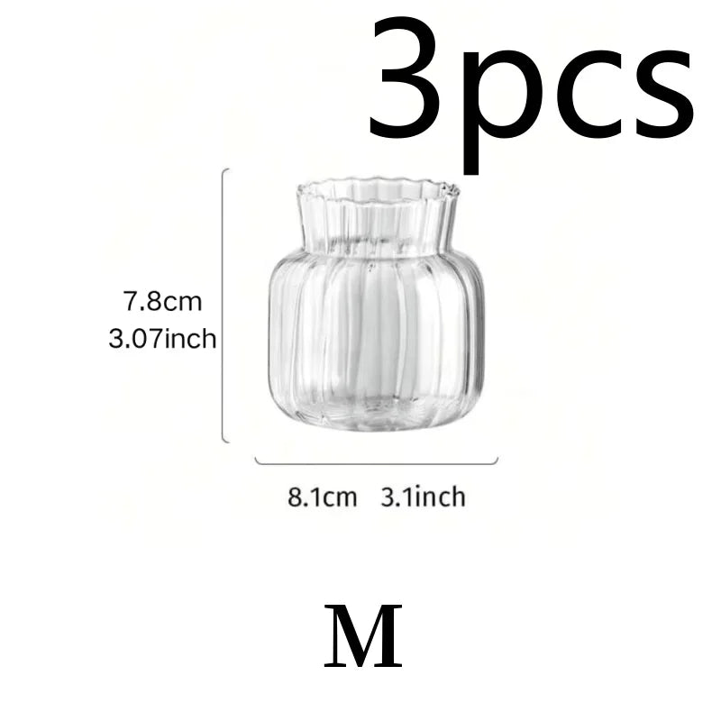 Modern Nordic Glass Vase Creative Hydroponic Flower Pot Terrarium Decor - 10