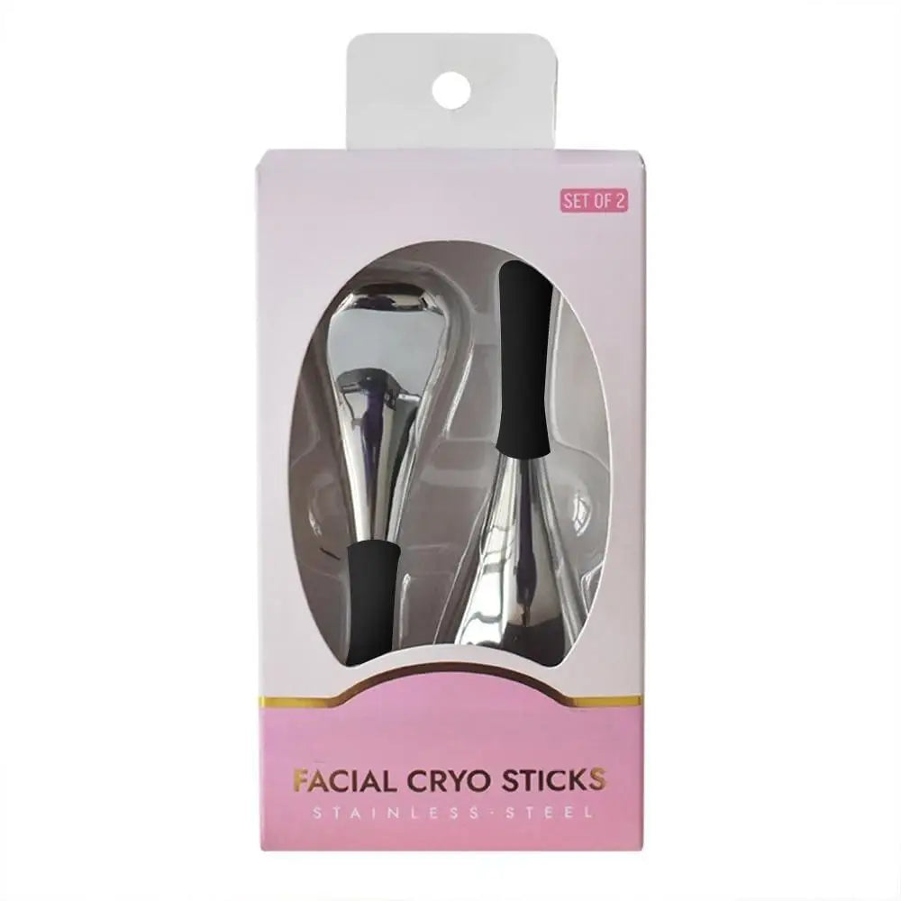 Stainless Steel Ice Globes Facial Cryo Sticks Cooling Roller