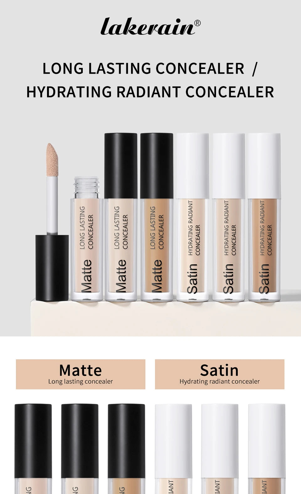 Long Lasting Full Coverage Liquid Matte Concealer Makeup