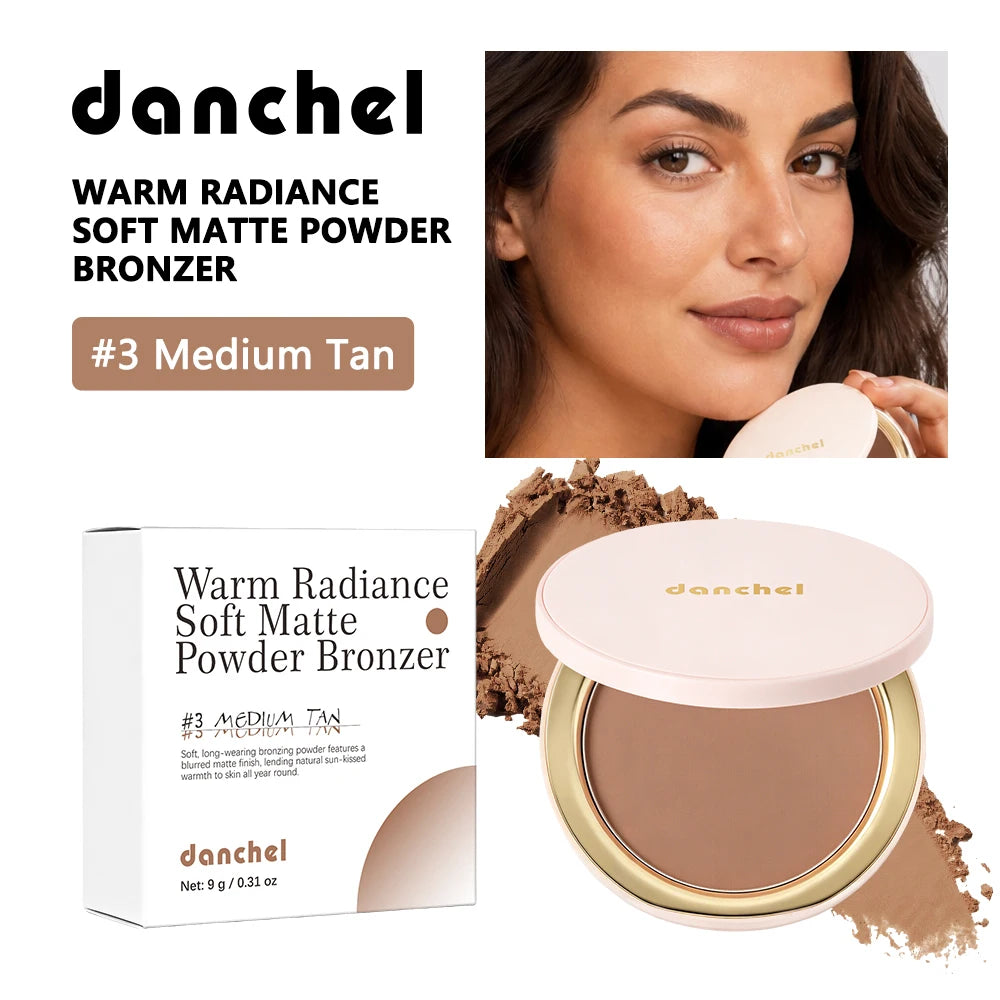 Warm Radiance Soft Matte Bronzer Powder Contour Makeup - 21