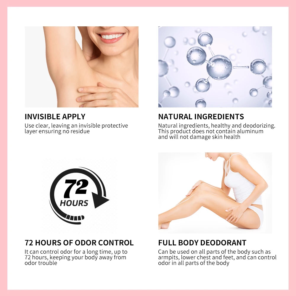 Whole Body Deodorant Balm Stick Odor Control - 5