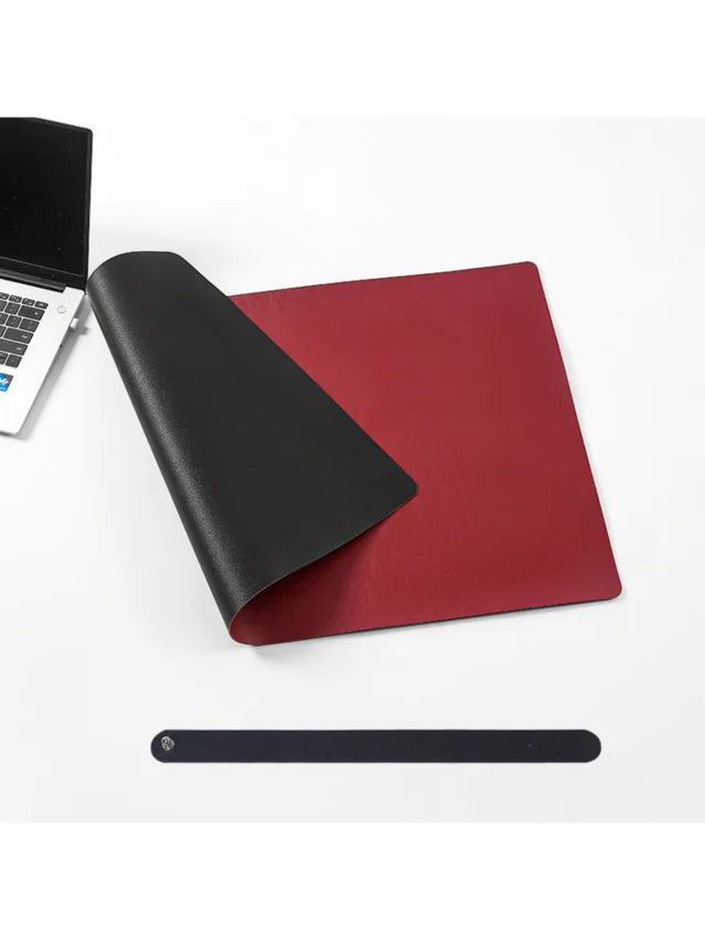 Pink Nail Art Table Mat Foldable PU Leather Manicure Desk Pad - 22