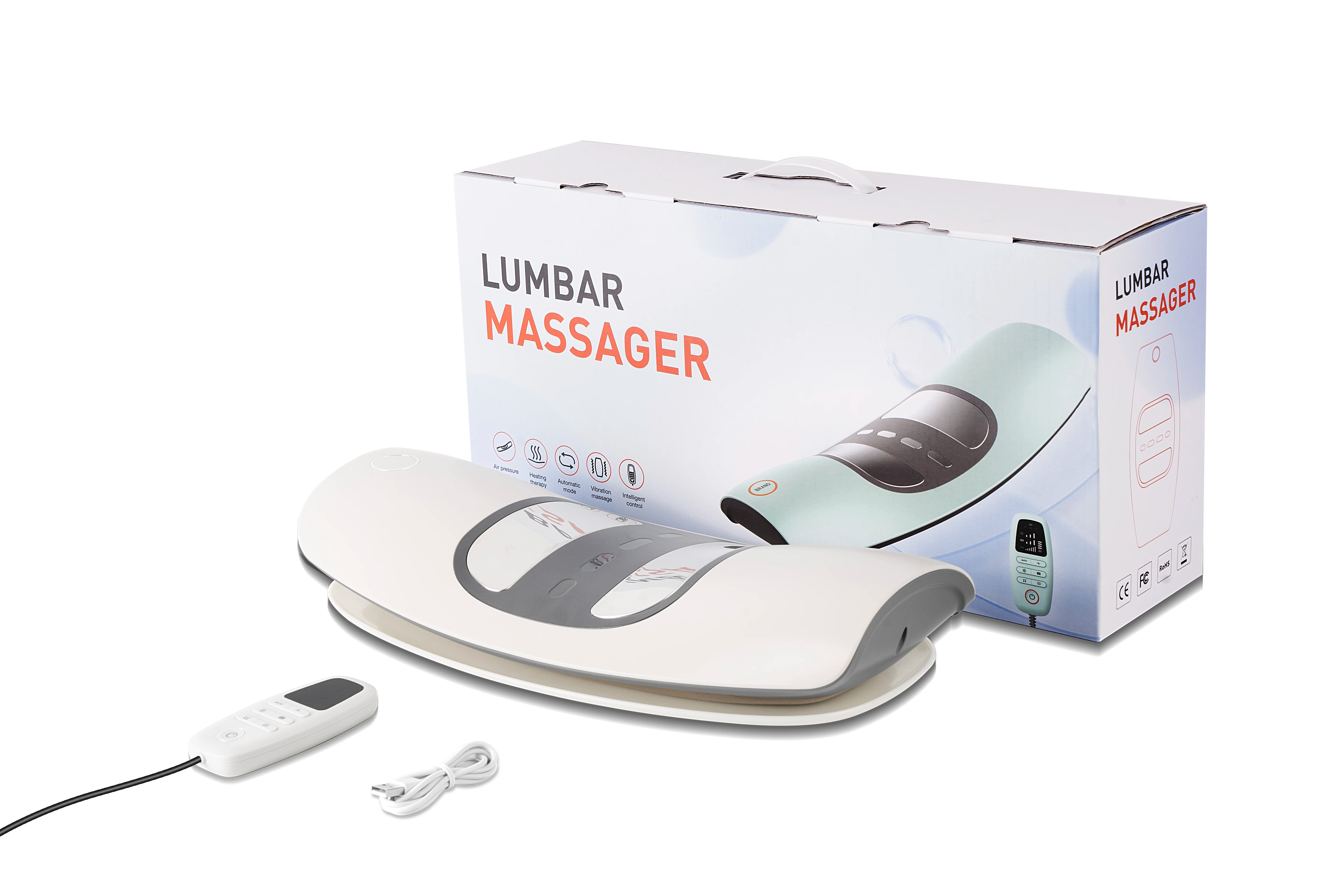 Smart Lumbar Traction Device Waist Massager Spine Support Stretcher - 15
