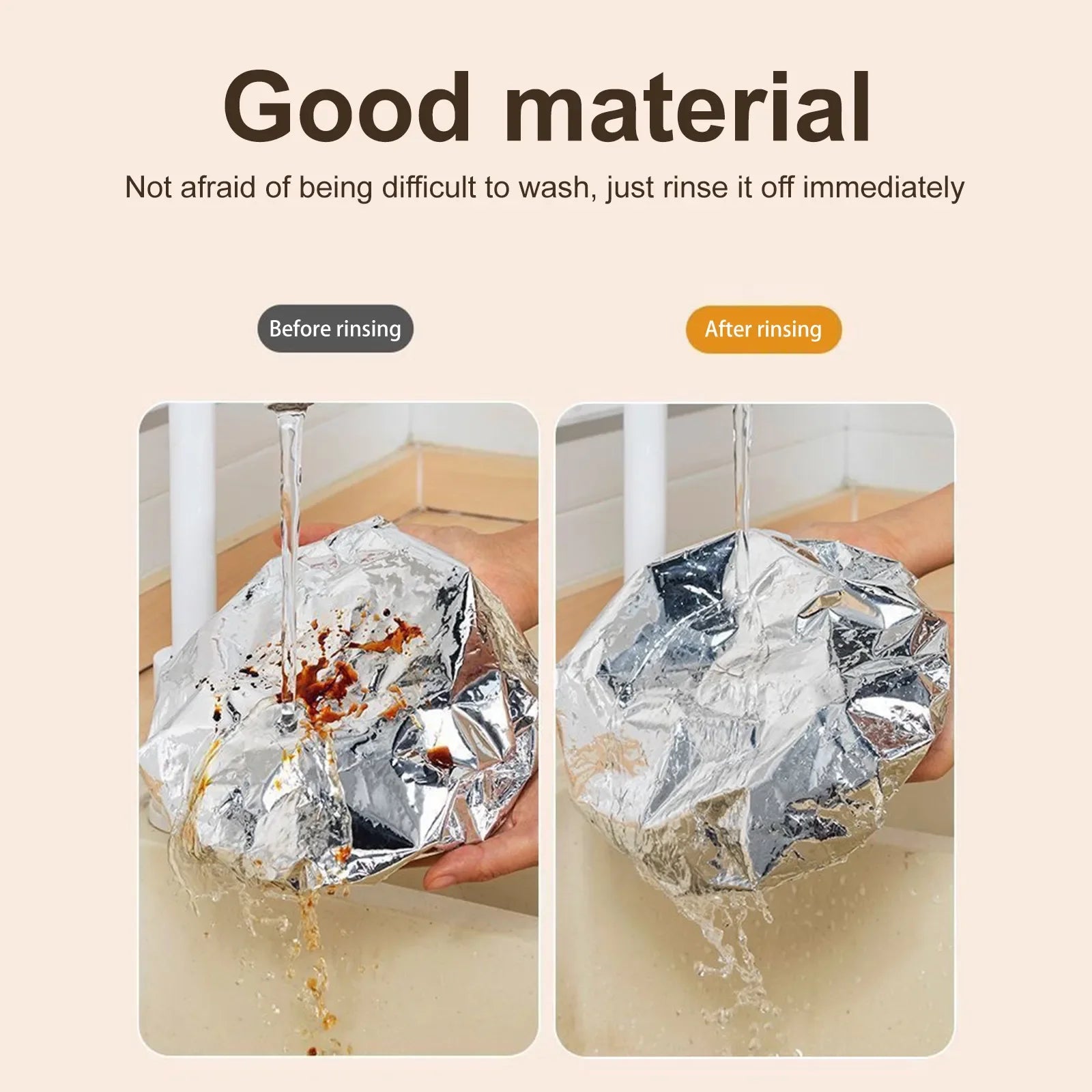 Reusable Aluminum Foil Food Covers Thermal Insulated Bowl Lid Set - 12
