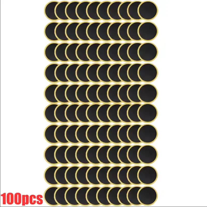 Bicycle Tire Patches Glue-free Bike Inner Tube Repair Kit 10-100pcs
