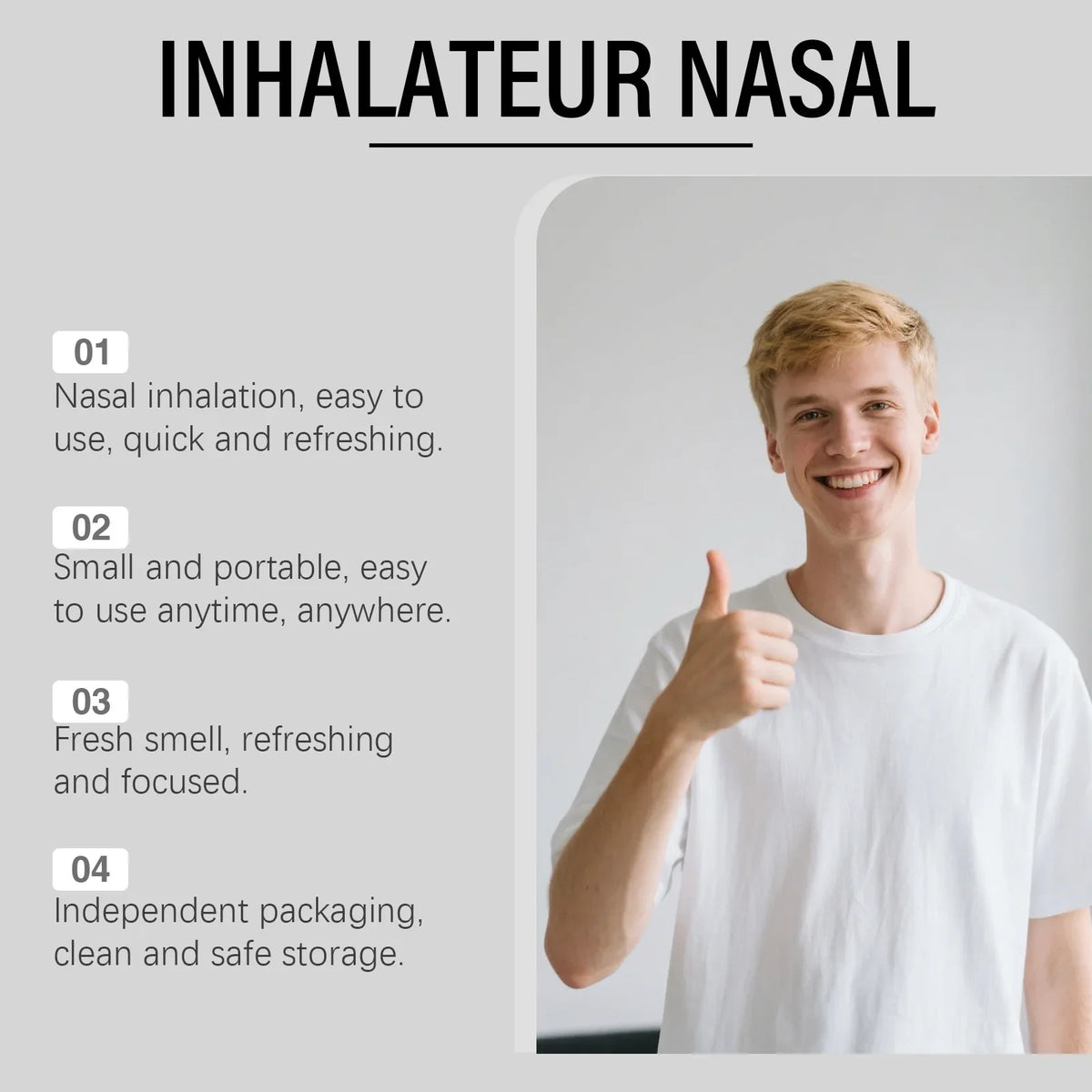 Mens Nursing Nasal Sniffing Stick Gentle Care Inhaler