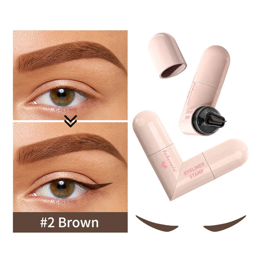 Waterproof Double Wing Eyeliner Stamp Long Lasting Makeup Pen