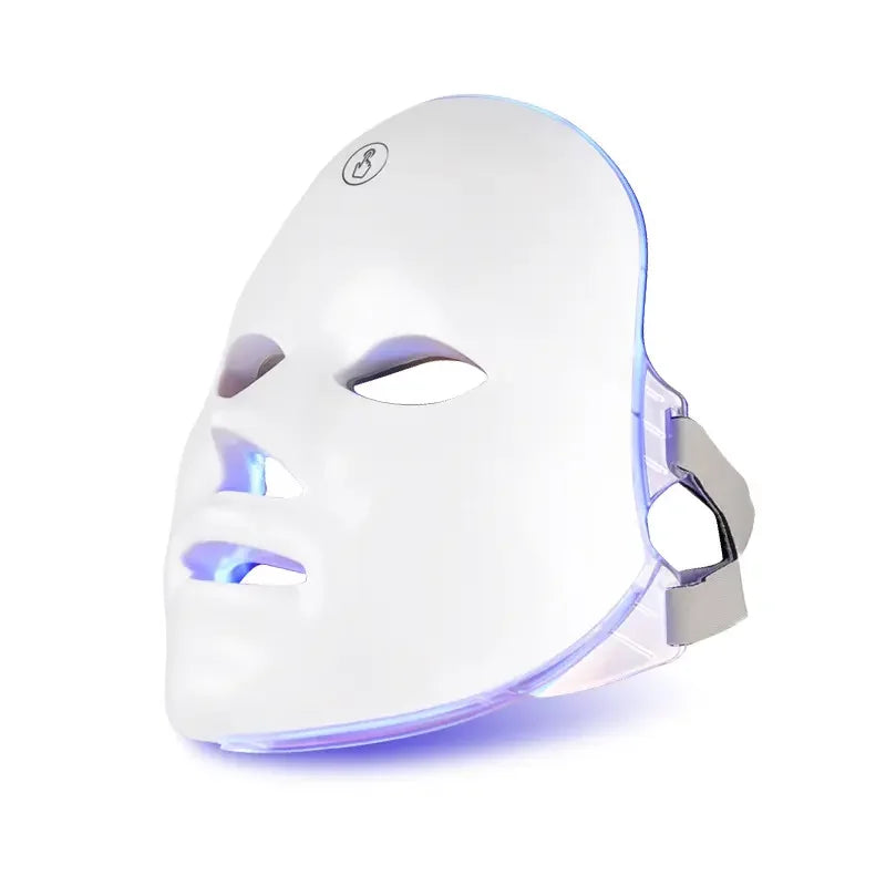 Rechargeable 7 Color LED Photon Light Therapy Facial Skin Mask - 15