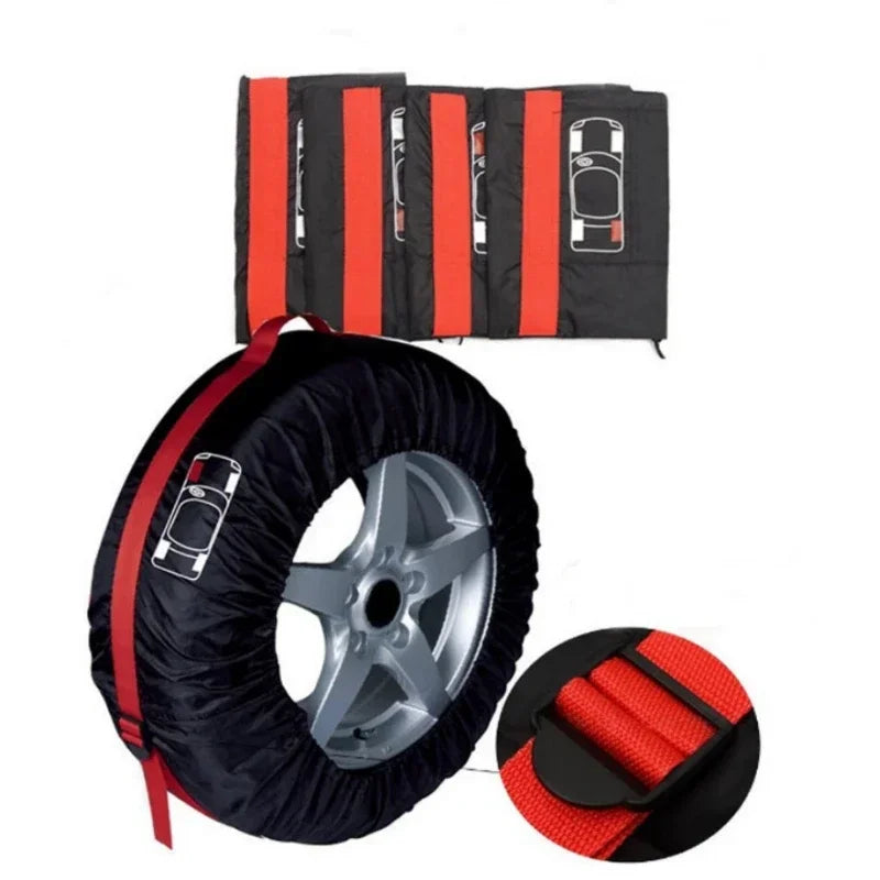 Universal Car Spare Tire Cover Waterproof Dustproof Storage Protector - 2