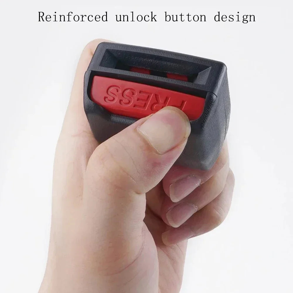 2Pcs Car Seat Belt Extender Buckle Safety Lock Extension Converter - 13