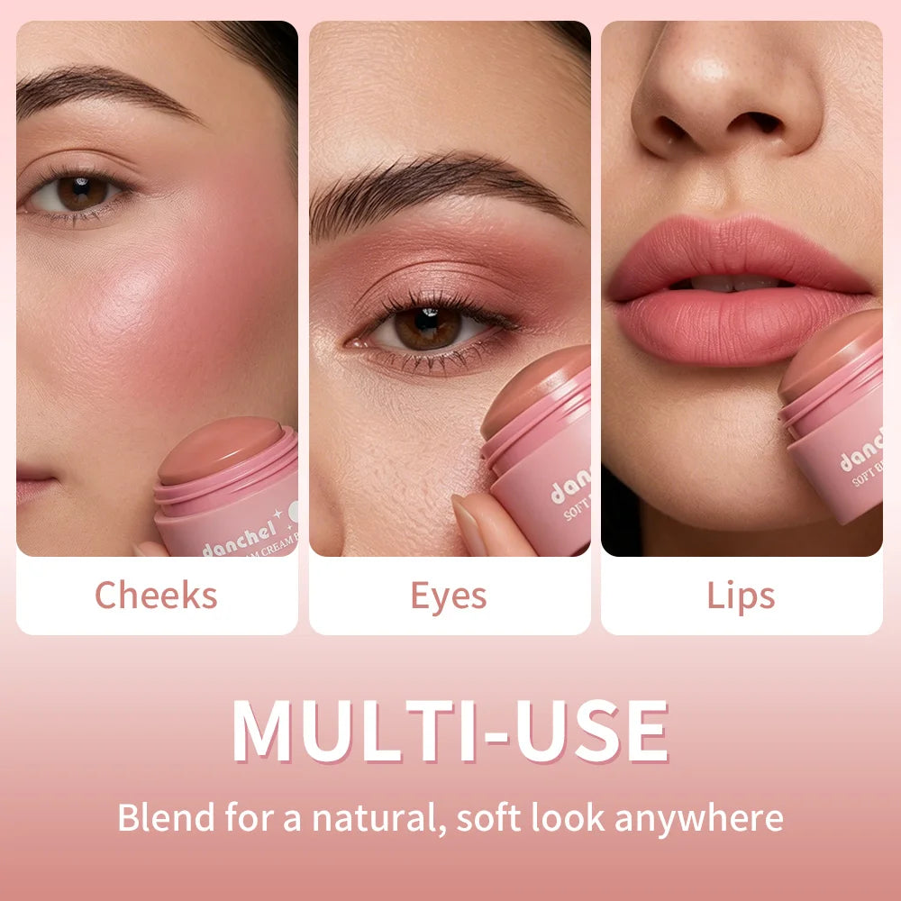Soft Cream Blush Makeup Smooth Multi-Use Blushes - 5