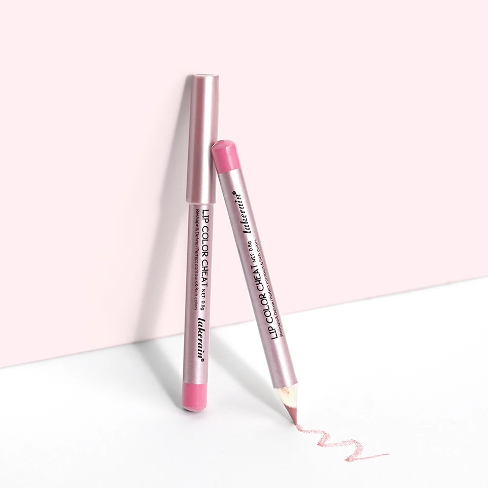 Matte Lip Pencil Waterproof Brown Lip Liner Stain - 19