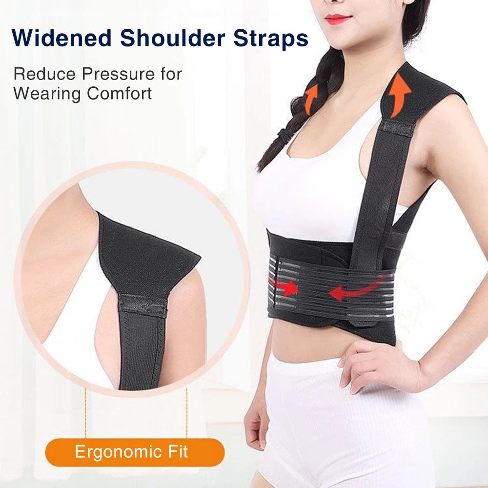 Tourmaline Magnetic Self Heating Back Waist Vest Brace