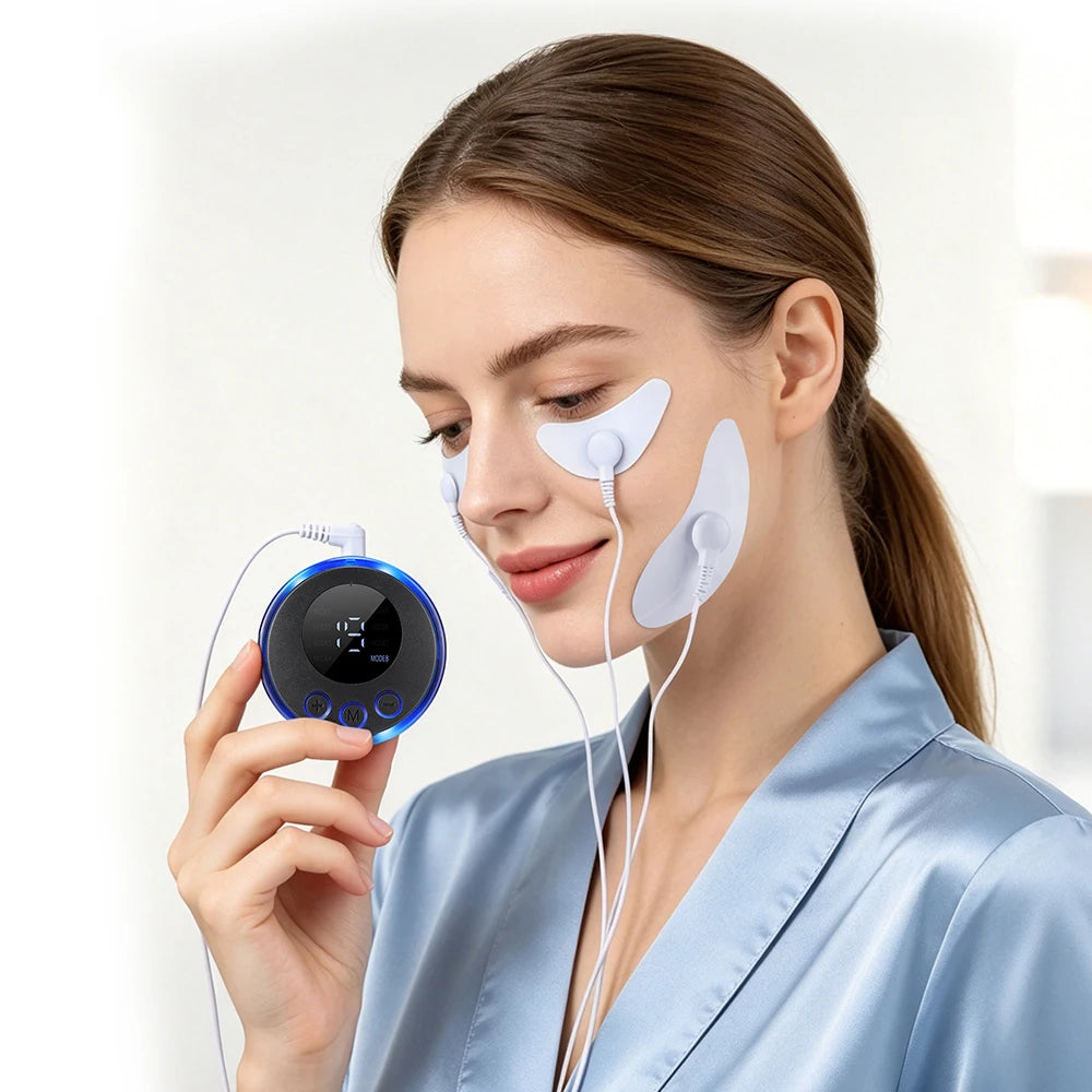 Electric Eye and Facial Massager Dual Pad Vibrate Device