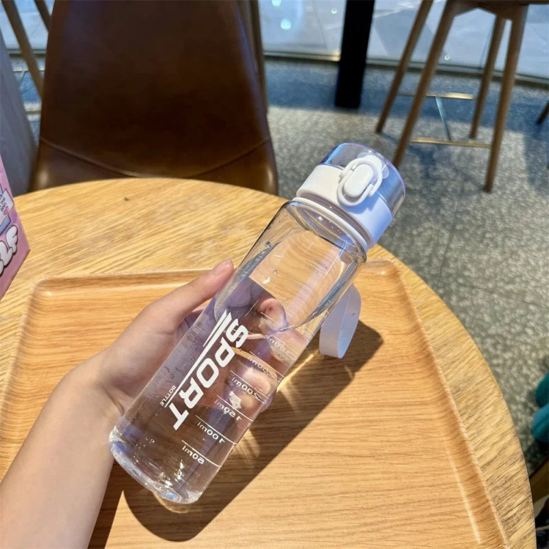 Leakproof Sports Water Bottle BPA Free Portable Gym Drinking Cup 560ml