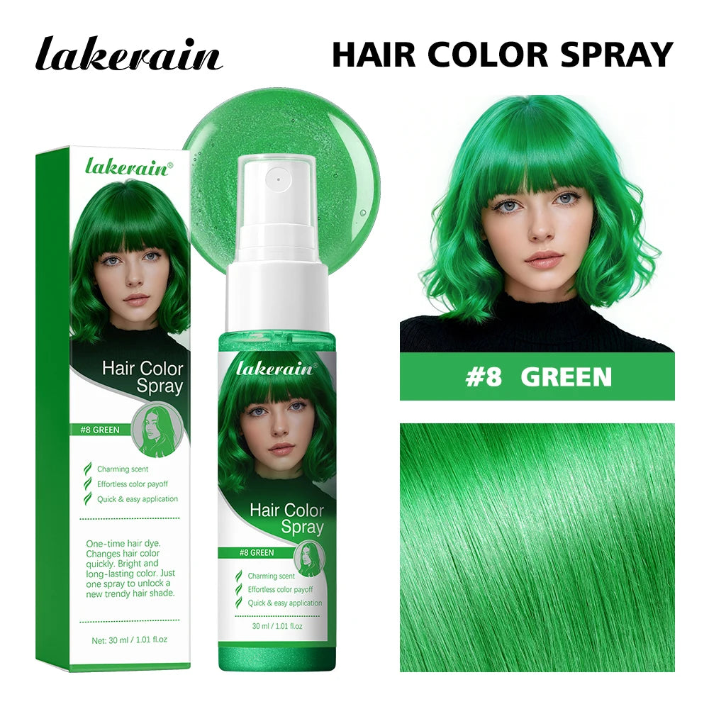 Temporary Hair Color Spray Washable DIY Dye