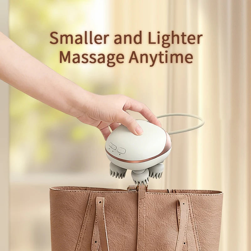 Cordless EMS Scalp Massager Electric Head Massager Body Scratcher - 6