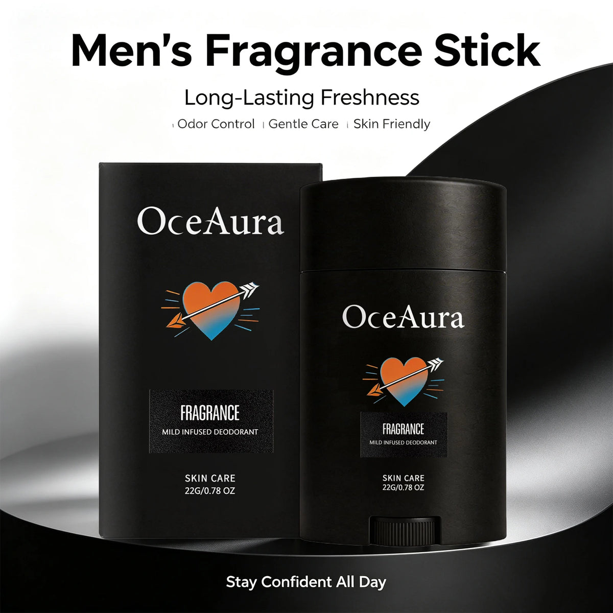 Men Solid Deodorant Stick Odor Control Fresh Scent Underarm Care