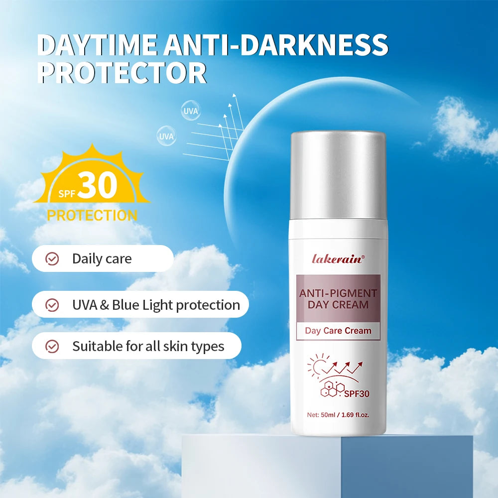Anti-Pigment Day Cream SPF 30 Hydrating Facial Sun Protection - 3