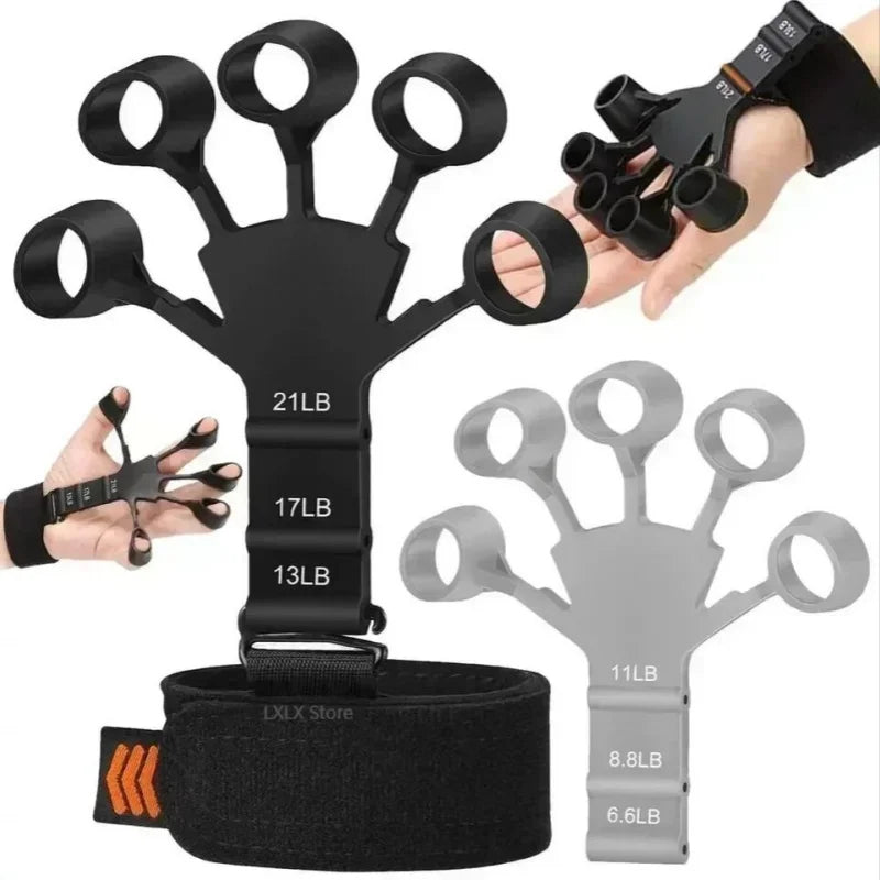 Finger Exerciser Hand Strengthener Grip Trainer Therapy Tool - 1