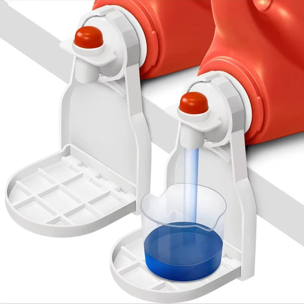 Laundry Detergent Cup Holder Anti-Drip Tray Liquid Dispenser Rack - 8