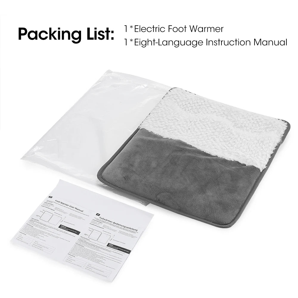 USB Electric Foot Warmer Heating Pad - 15