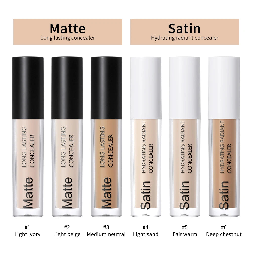 Long Lasting Full Coverage Liquid Matte Concealer Makeup - 4