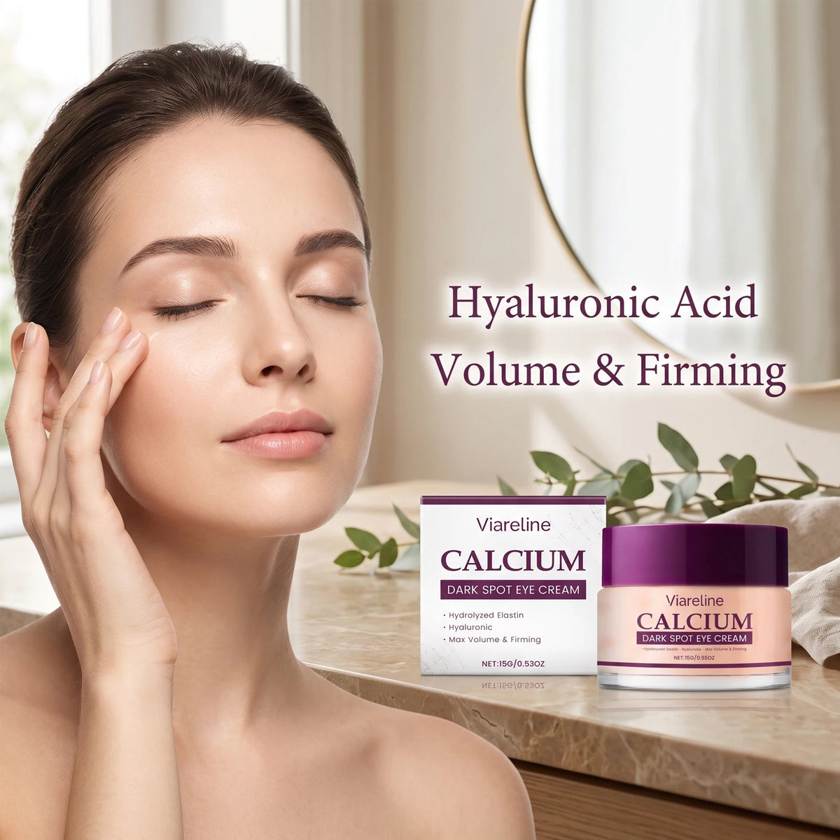 Calcium Eye Cream Dark Circles Firming Repair Cream