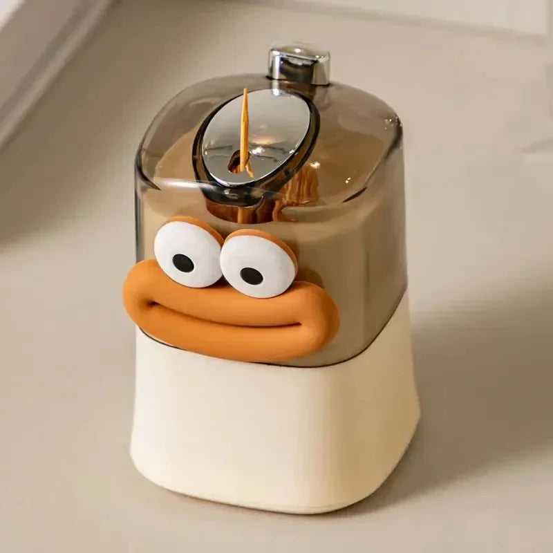Automatic Pop-Up Toothpick Dispenser Cartoon Table Toothpick Holder - 6