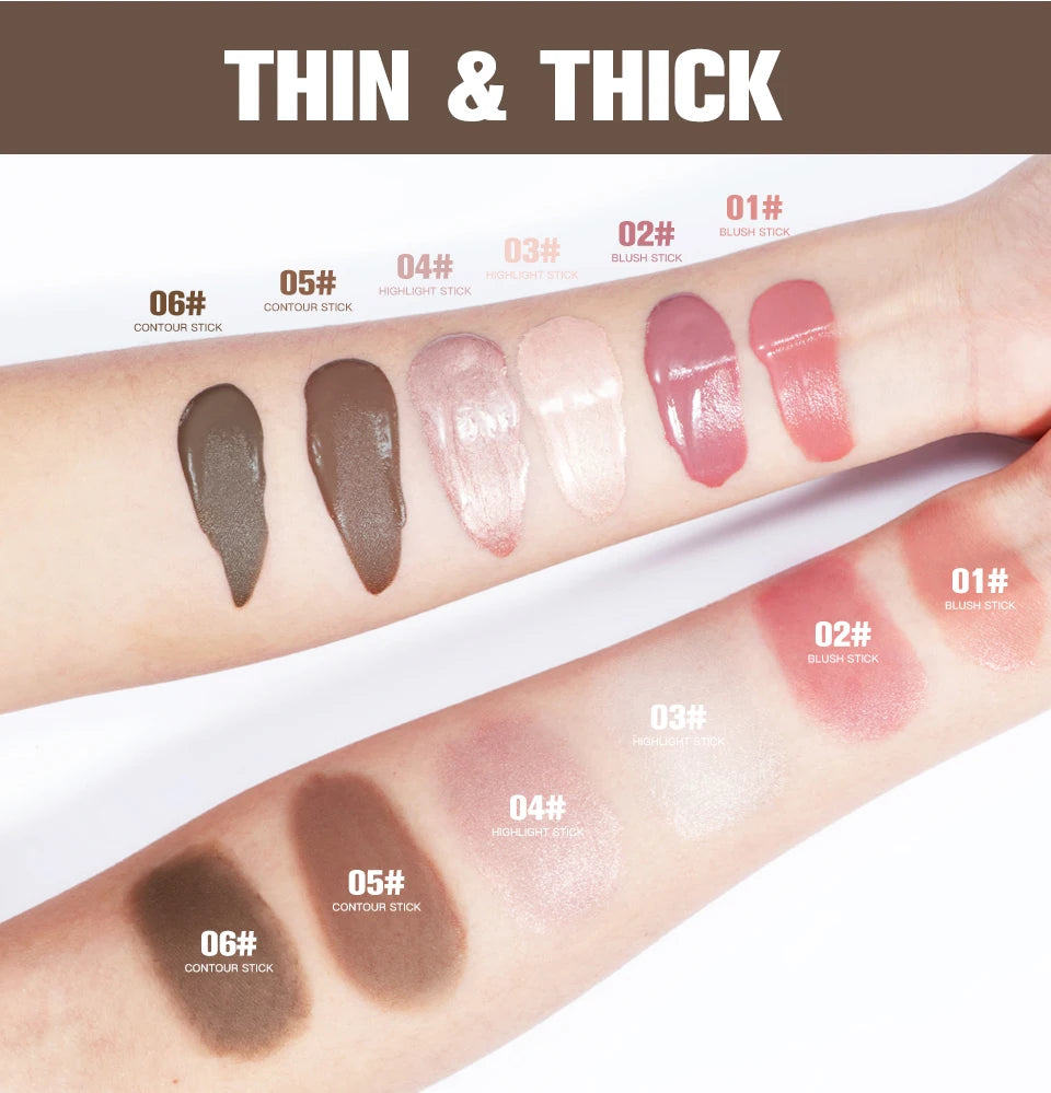 Liquid Contour Wand Blusher Highlighter Makeup Stick