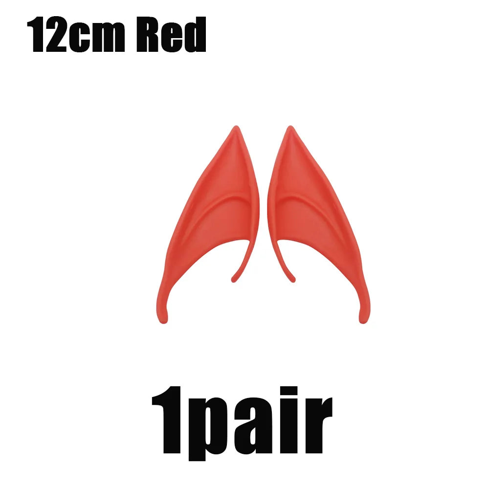 Elf Ears Cosplay Costume Accessories Fairy Angel Party Props 1 10 Pairs - 37