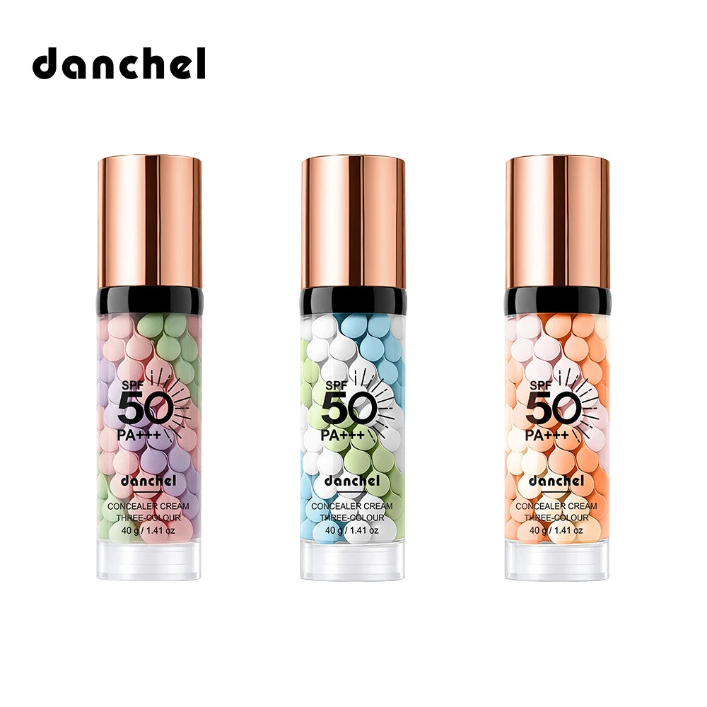 Three Color Face Primer and Hydrating Concealer Isolation Cream - 23