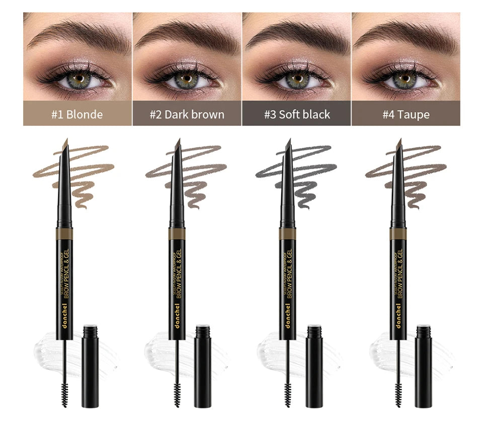 2 in 1 Waterproof Brow Pencil and Gel