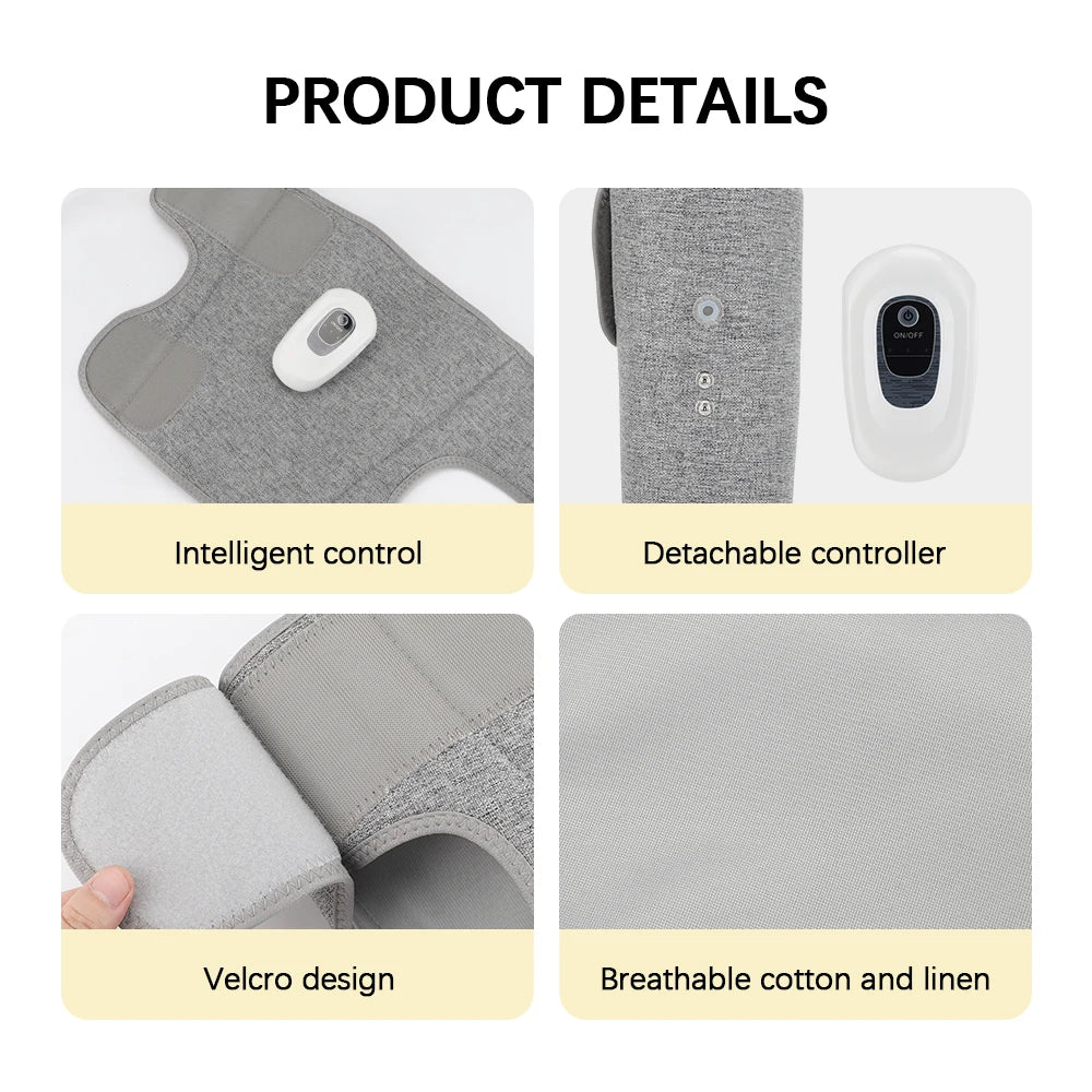 Wireless Air Pressure Calf Massager Electric Leg Compression Wrap