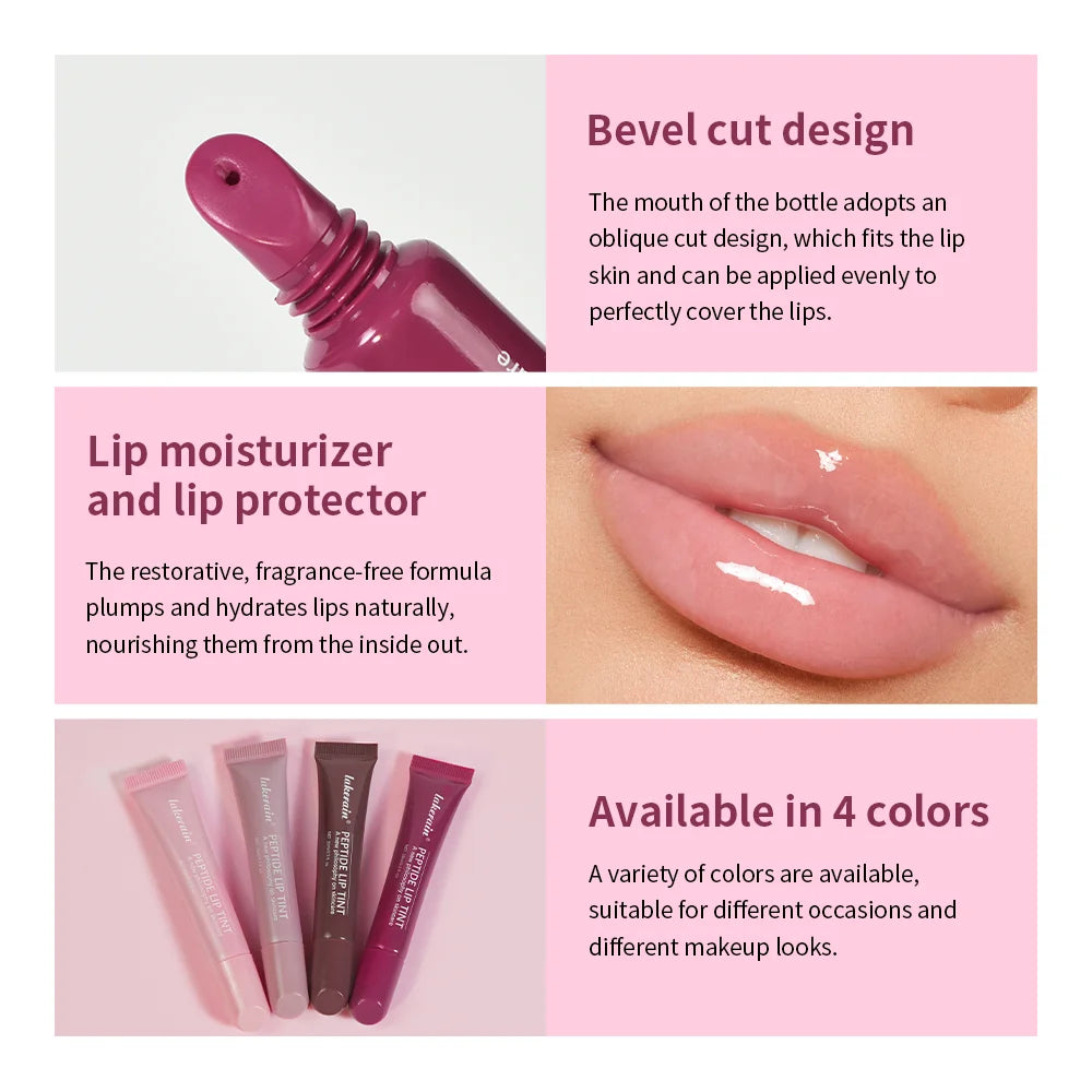 Lakerain Peptide Lip Tint Moisturizing Gloss - 2