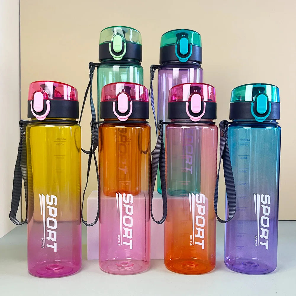 Fantia Leak Proof Sports Water Bottle BPA Free Fitness Hiking Jug - 8