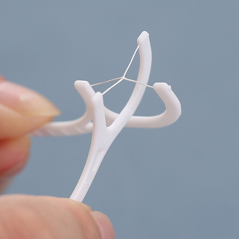 Dental Floss Picks Ultra Fine Toothpicks Interdental Cleaning Sticks - 14