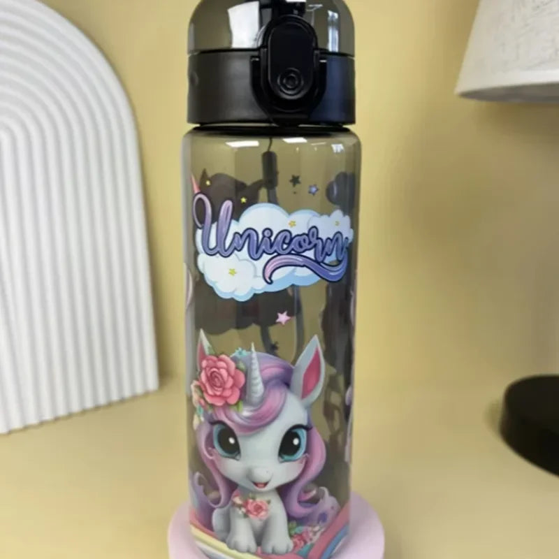 Fantia 700ml Unicorn Water Bottle BPA Free Leak Proof Sports Space Cup - 5