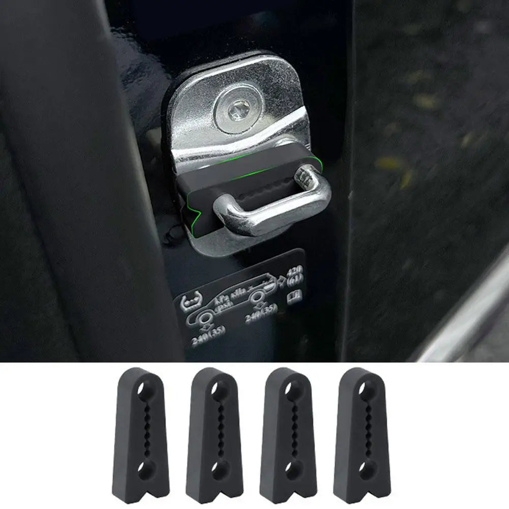 4Pcs Car Door Shock Absorbing Pad Anti Collision Lock Gasket