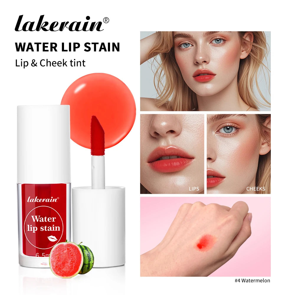 Lakerian Water Lip Stain Moisturizing Lip Glaze Ink Cosmetics - 2