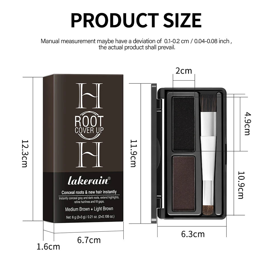 Natural Hair Line Shadow Powder Root Cover Up Concealer Palette