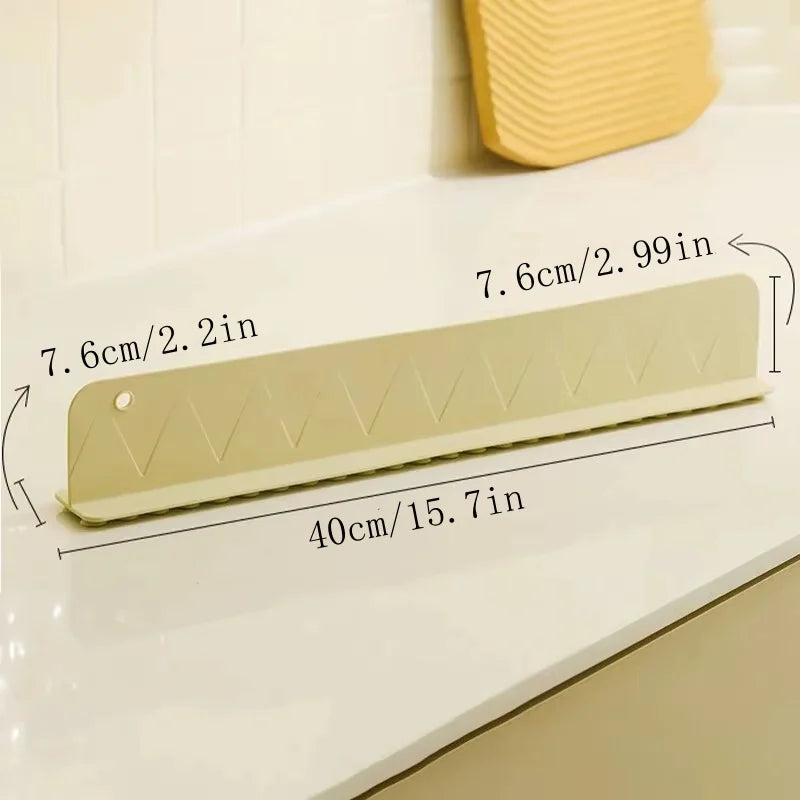 Silicone Sink Splash Guard Water Dam Kitchen Faucet Guard Protector - 6