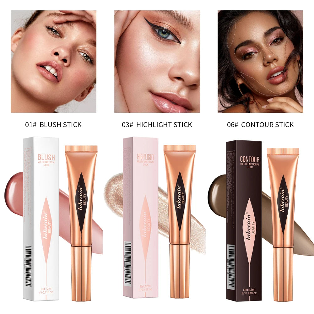 Liquid Contour Wand Blusher Highlighter Makeup Stick