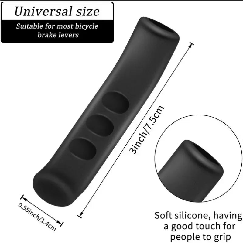 Anti Slip Bicycle Brake Lever Covers Mountain Road Bike Grip Sleeves - 2