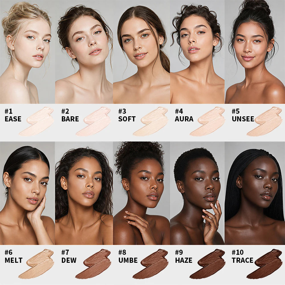 PDRN Collagen Tinted Moisturizer Radiant Glow Foundation Makeup - 4