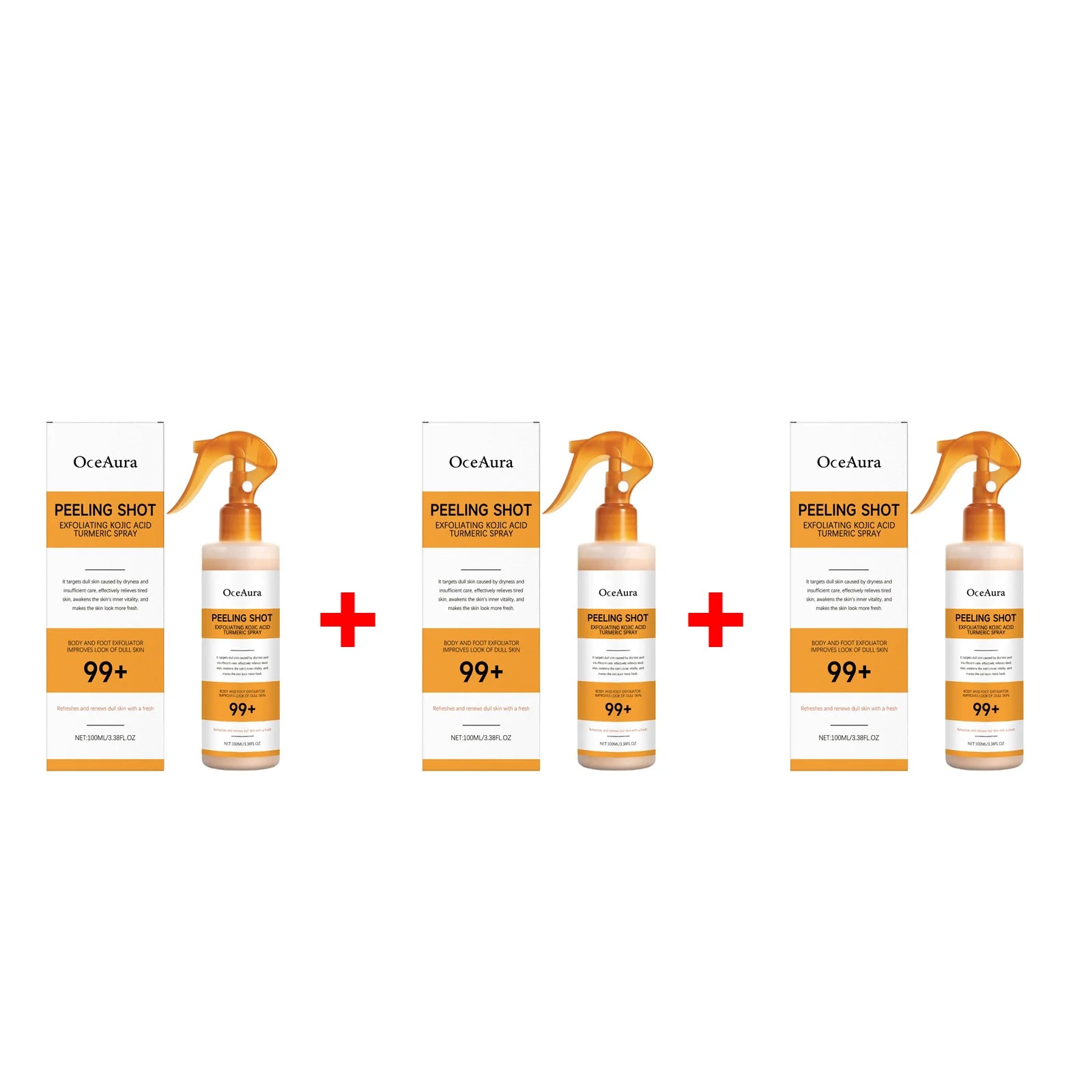 Moisturizing Skin Brightening Serum Foot Care Spray - 15
