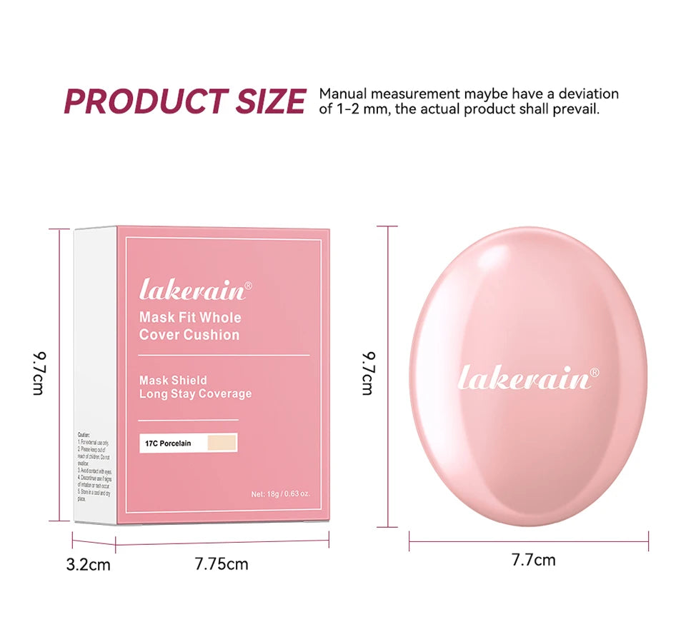 Lakerain Cushion Foundation Korean Makeup Base CC Cream - 16