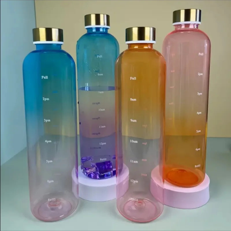 1000ml Gradient Sports Water Bottle BPA Free Leakproof Travel Flask - 2
