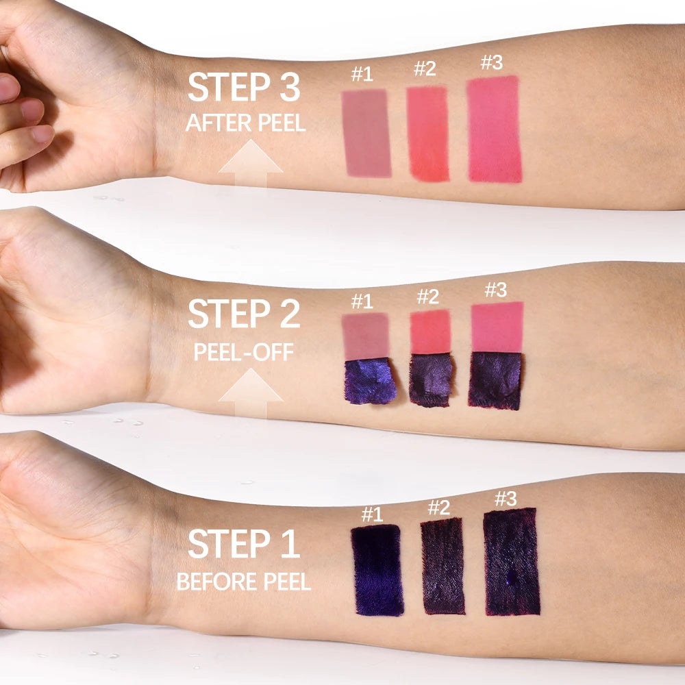 Peel Off Lip Stain Matte Tattoo Liquid Lipstick Waterproof Lip Gloss - 2