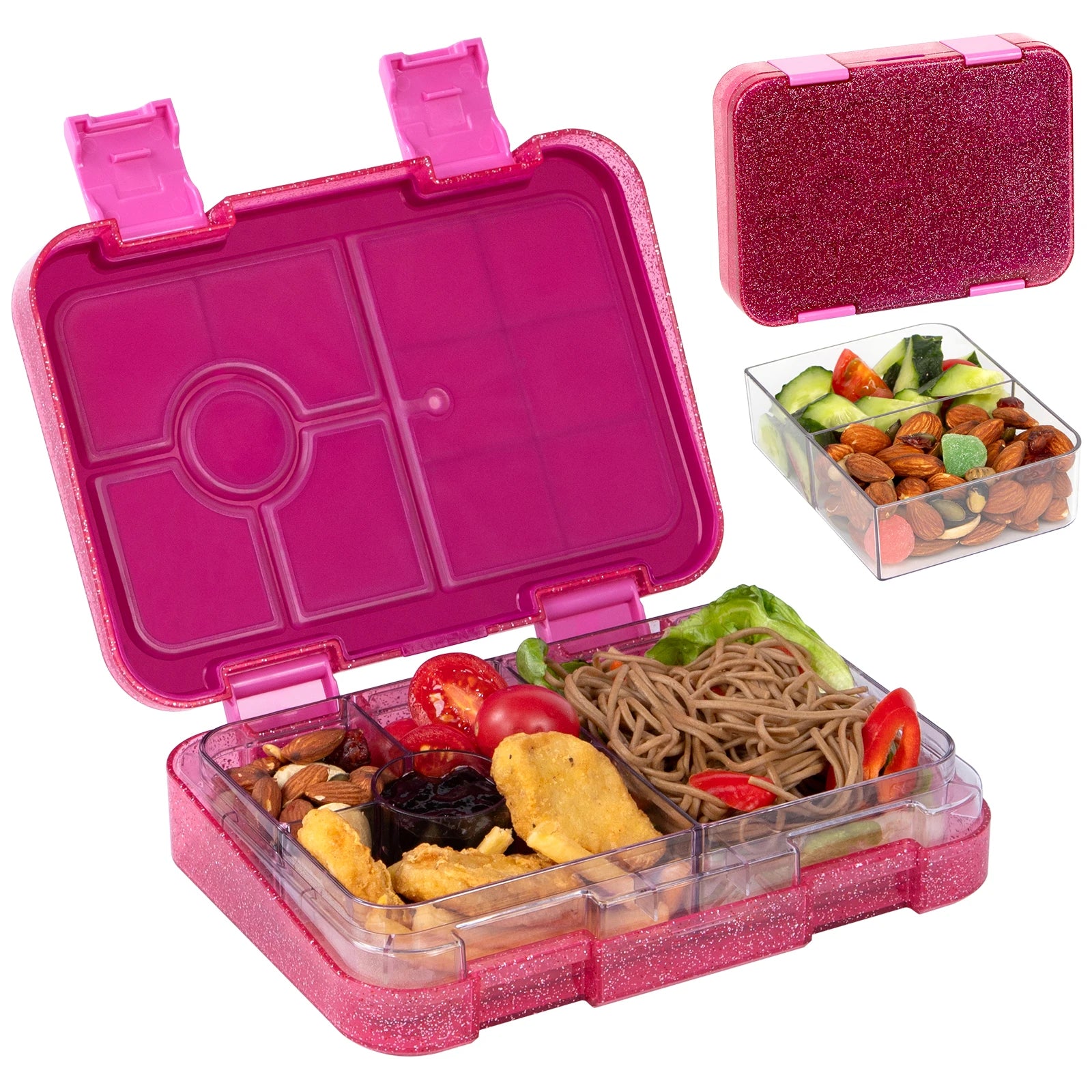 Portable Bento Lunch Box Leak Proof Food Container for School and Office - 1